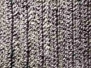 Easy Crochet Ribbed Beanie Texture