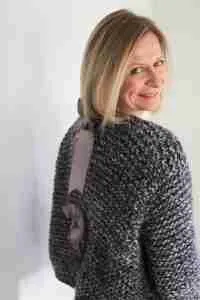 easy beginners knit cardigan pattern
