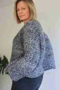 Easy Chunky Knit Cardigan Pattern