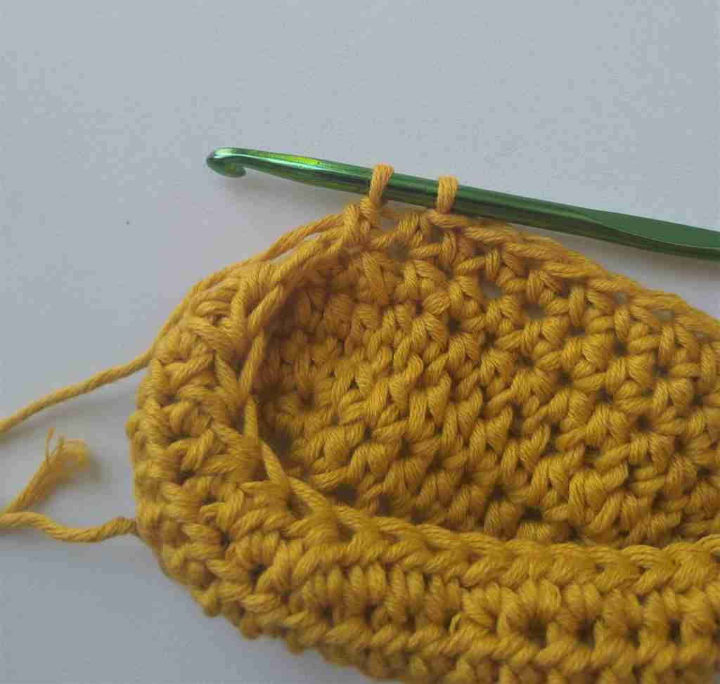 double crochet 2 together stitch