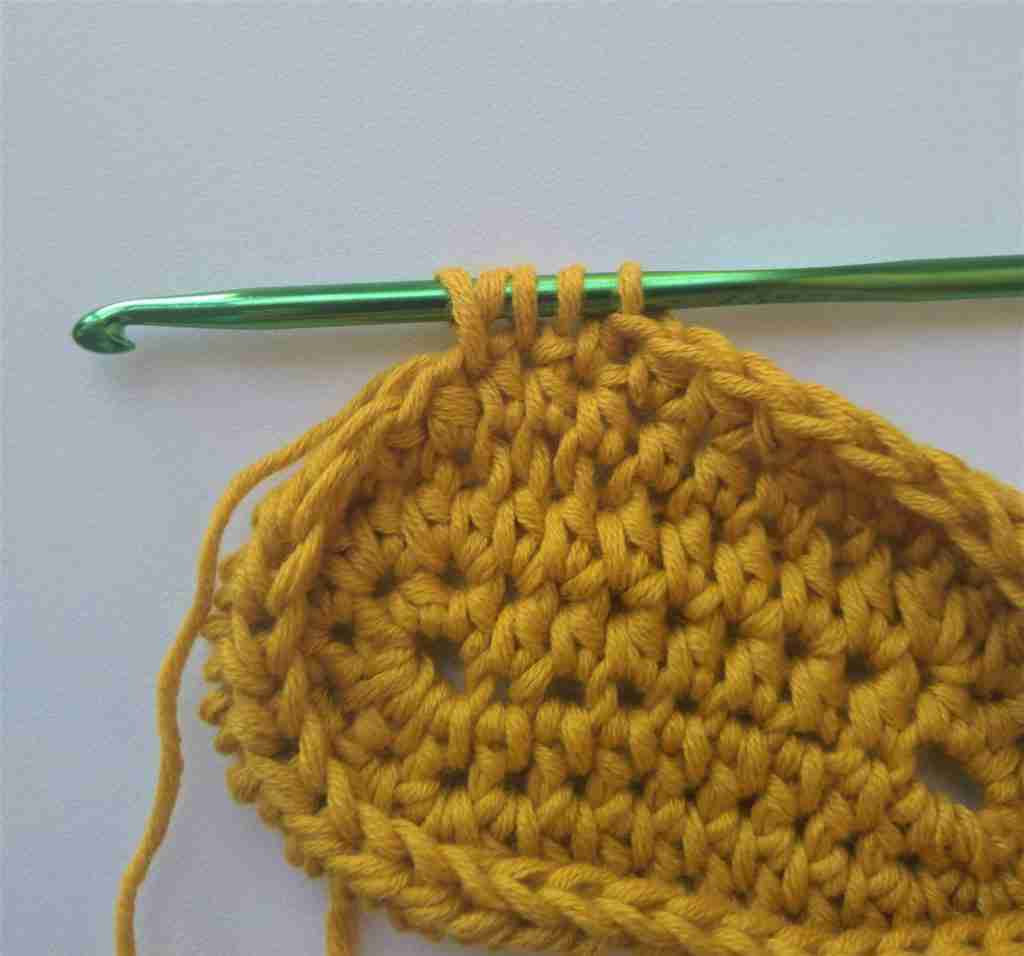 Crochet 2 Half Double Crochet together