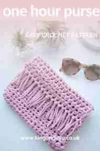 Easy Beginners One Hour Crochet Purse