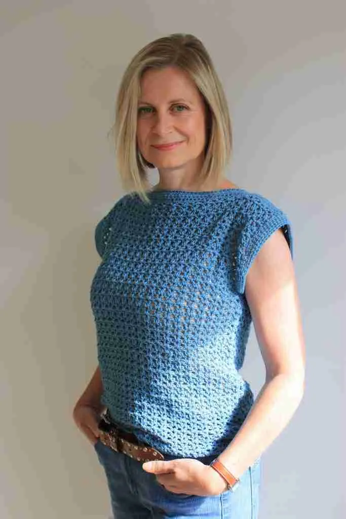 Beginners Crochet Vest Summer Tee Pattern