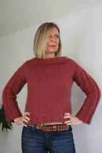 Easy Free Chunky Knit Sweater Pattern