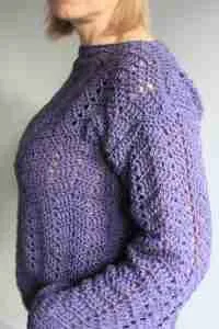 Spring Breeze Crochet Womens Sweater