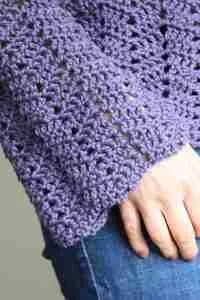 How To Crochet The Peephole Chevron Stitch